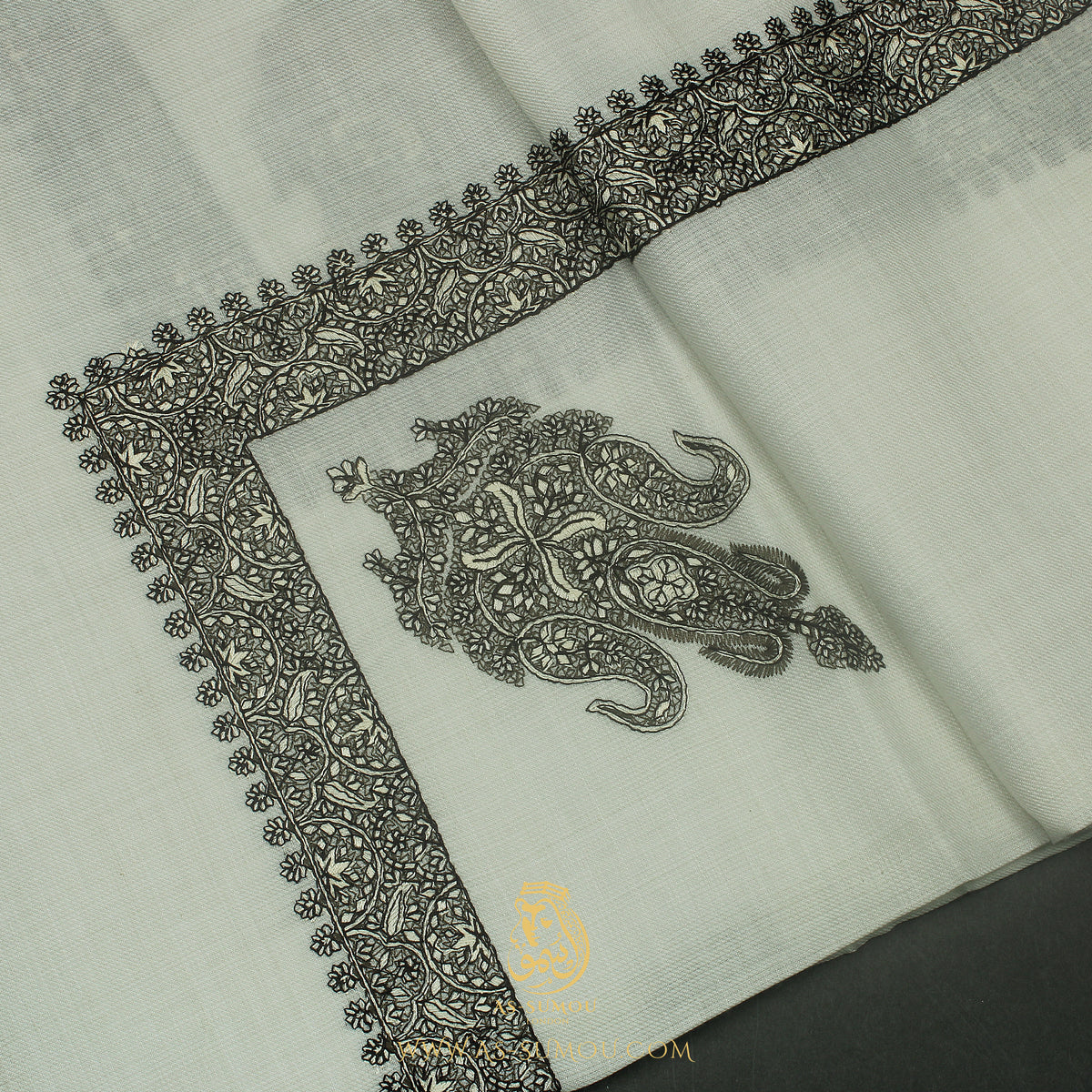 Premium White Authentic Yemeni Shemagh Scarf WH238