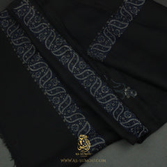 PREMIUM BLACK AUTHENTIC YEMENI SHEMAGH SCARF BL153