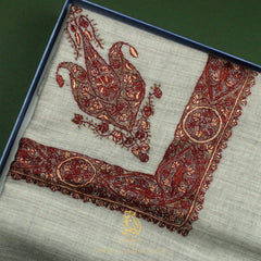 LUXURY HANDMADE BEIGE YEMENI SHEMAGH