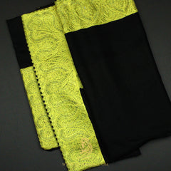 PREMIUM BLACK AUTHENTIC YEMENI SHEMAGH SCARF BL141