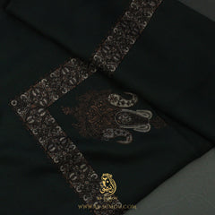 Premium Dark Green Authentic Yemeni Shemagh Scarf SE289