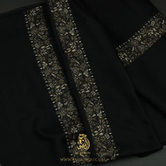 PREMIUM BLACK AUTHENTIC YEMENI SHEMAGH SCARF BL167