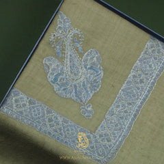 LUXURY HANDMADE OLIVE YEMENI SHEMAGH