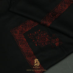 PREMIUM BLACK AUTHENTIC YEMENI SHEMAGH SCARF BL178