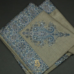 PREMIUM BROWN AUTHENTIC OMANI MASSAR SCARF OM157