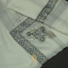 PREMIUM WHITE AUTHENTIC YEMENI SHEMAGH SCARF WH223