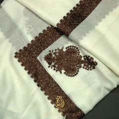 PREMIUM WHITE AUTHENTIC YEMENI SHEMAGH SCARF WH225
