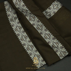 PREMIUM OLIVE AUTHENTIC YEMENI SHEMAGH SCARF SE266