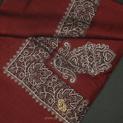 PREMIUM RED AUTHENTIC OMANI MASSAR SCARF OM150