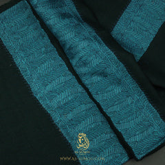 Premium Dark Green Elegant Qatari Shemagh Scarf QR62
