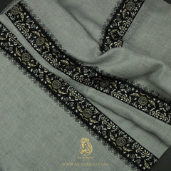 Premium Grey Authentic Yemeni Shemagh Scarf SE290