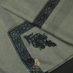 Premium Grey Authentic Yemeni Shemagh Scarf SE291