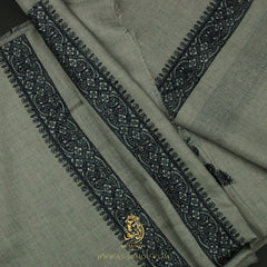 Premium Grey Authentic Yemeni Shemagh Scarf SE291