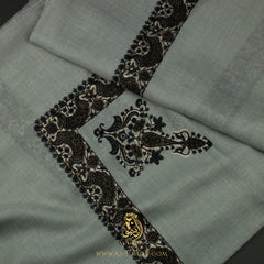 Premium Grey Authentic Yemeni Shemagh Scarf SE293