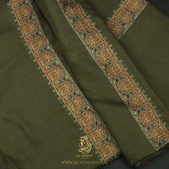 Premium Olive Authentic Yemeni Shemagh Scarf SE296