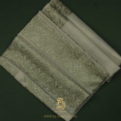 PREMIUM SAGE AUTHENTIC YEMENI SHEMAGH SCARF SE174