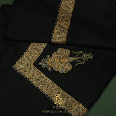 PREMIUM BLACK AUTHENTIC YEMENI SHEMAGH SCARF BL123