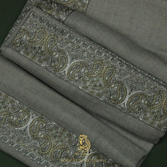 PREMIUM GREY AUTHENTIC YEMENI SHEMAGH SCARF SE177