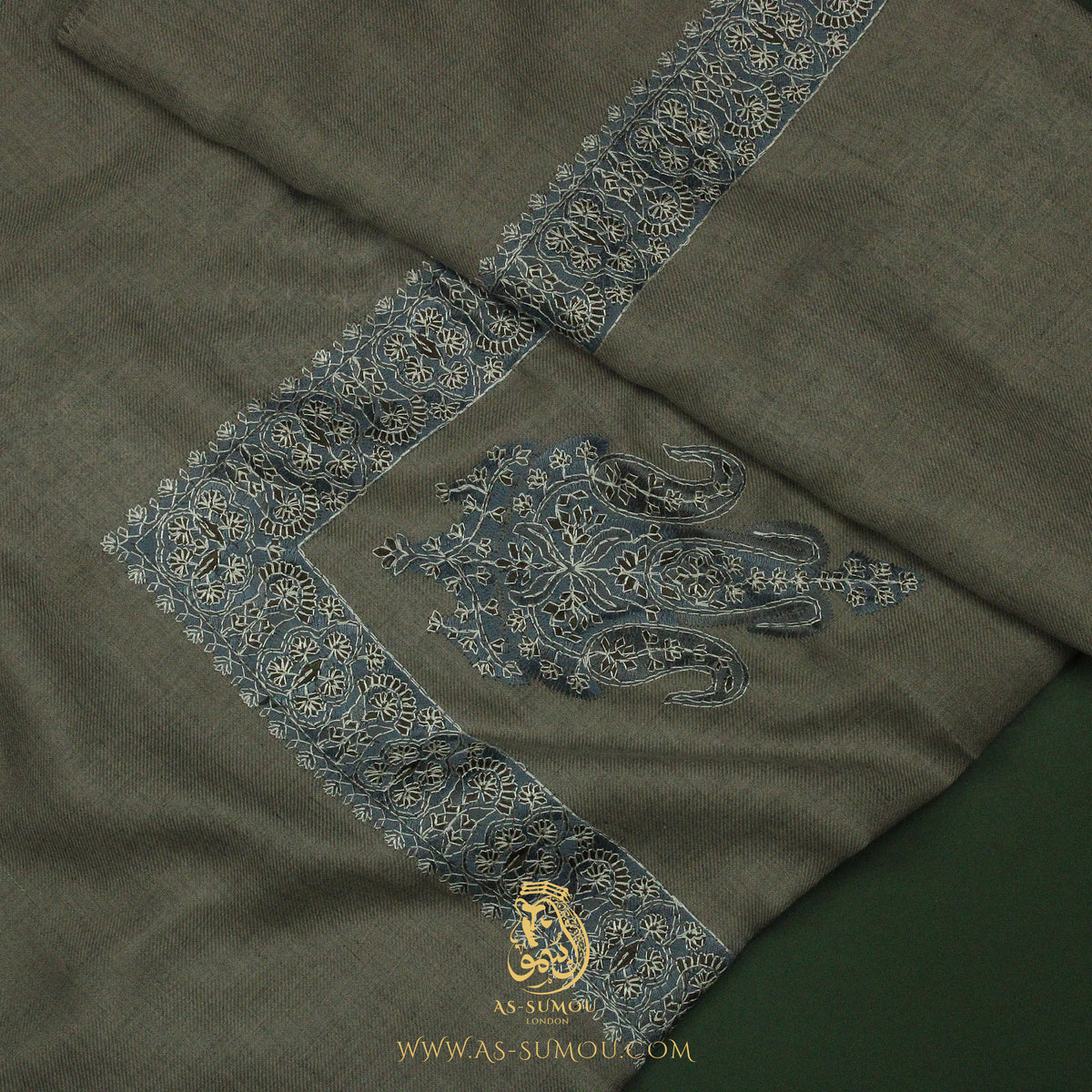 PREMIUM BROWN AUTHENTIC YEMENI SHEMAGH SCARF SE178