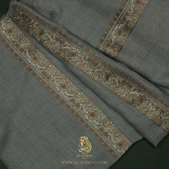 PREMIUM GREY AUTHENTIC YEMENI SHEMAGH SCARF SE180
