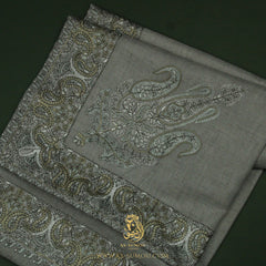 PREMIUM GREY AUTHENTIC YEMENI SHEMAGH SCARF SE177