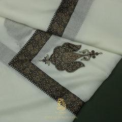 PREMIUM WHITE AUTHENTIC YEMENI SHEMAGH SCARF WH177