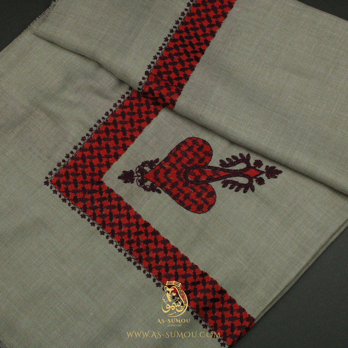 PREMIUM OLIVE KEFFIYEH INSPIRED SHEMAGH SCARF VW38