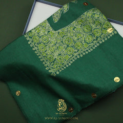 LUXURY HANDMADE GREEN YEMENI SHEMAGH