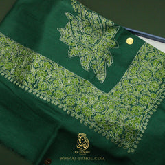 LUXURY HANDMADE GREEN YEMENI SHEMAGH
