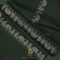 PREMIUM GREEN AUTHENTIC YEMENI SHEMAGH SCARF SE171