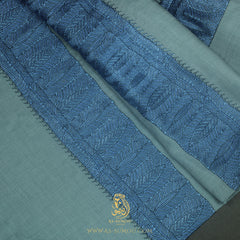Premium Aqua Cyan Elegant Qatari Shemagh Scarf QR66