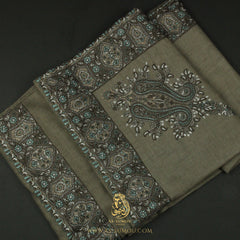 PREMIUM BROWN AUTHENTIC YEMENI SHEMAGH SCARF SE168