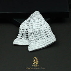 PREMIUM WHITE HANDMADE KHALEEJI KUFI AR26