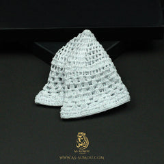 PREMIUM WHITE HANDMADE KHALEEJI KUFI AR27