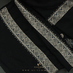 PREMIUM BLACK AUTHENTIC YEMENI SHEMAGH SCARF BL94
