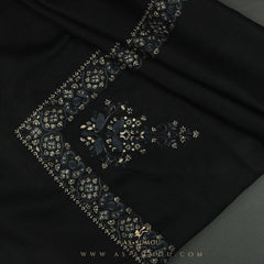 PREMIUM BLACK AUTHENTIC YEMENI SHEMAGH SCARF BL96