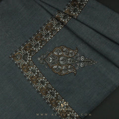 PREMIUM GREY AUTHENTIC YEMENI SHEMAGH SCARF SE131