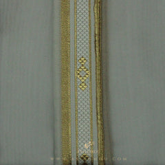 PREMIUM RARE WHITE UNIQUE KHALEEJI BISHT BS14