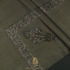 PREMIUM OLIVE AUTHENTIC YEMENI SHEMAGH SCARF SE133
