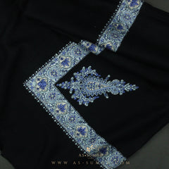 PREMIUM BLACK AUTHENTIC YEMENI SHEMAGH SCARF BL92