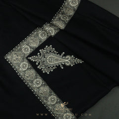 PREMIUM BLACK AUTHENTIC YEMENI SHEMAGH SCARF BL93