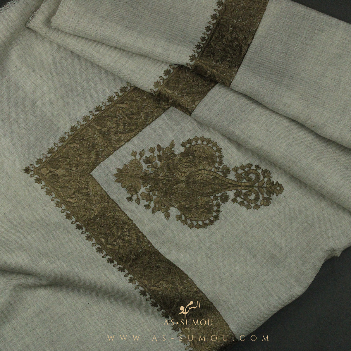 PREMIUM BEIGE AUTHENTIC YEMENI SHEMAGH SCARF SE123