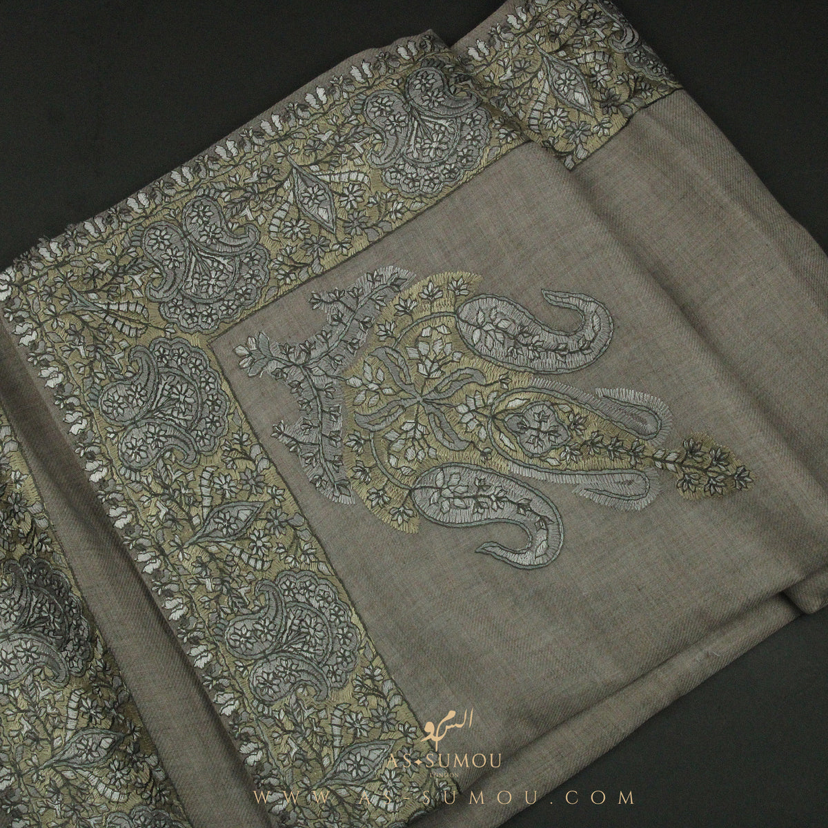 PREMIUM BROWN AUTHENTIC YEMENI SHEMAGH SCARF SE115