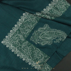 PREMIUM TEAL AUTHENTIC YEMENI SHEMAGH SCARF SE126