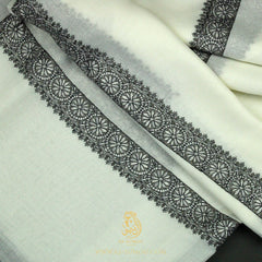 PREMIUM WHITE AUTHENTIC YEMENI SHEMAGH SCARF WH150