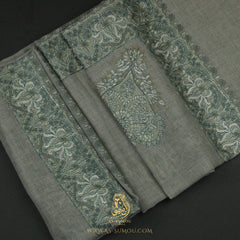 PREMIUM GREY AUTHENTIC YEMENI SHEMAGH SCARF SE143