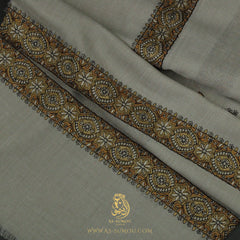 PREMIUM GREY AUTHENTIC YEMENI SHEMAGH SCARF SE141