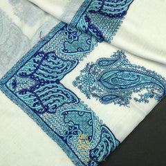 PREMIUM WHITE AUTHENTIC YEMENI SHEMAGH SCARF WH146