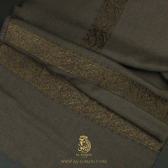PREMIUM BROWN AUTHENTIC YEMENI SHEMAGH SCARF SE148