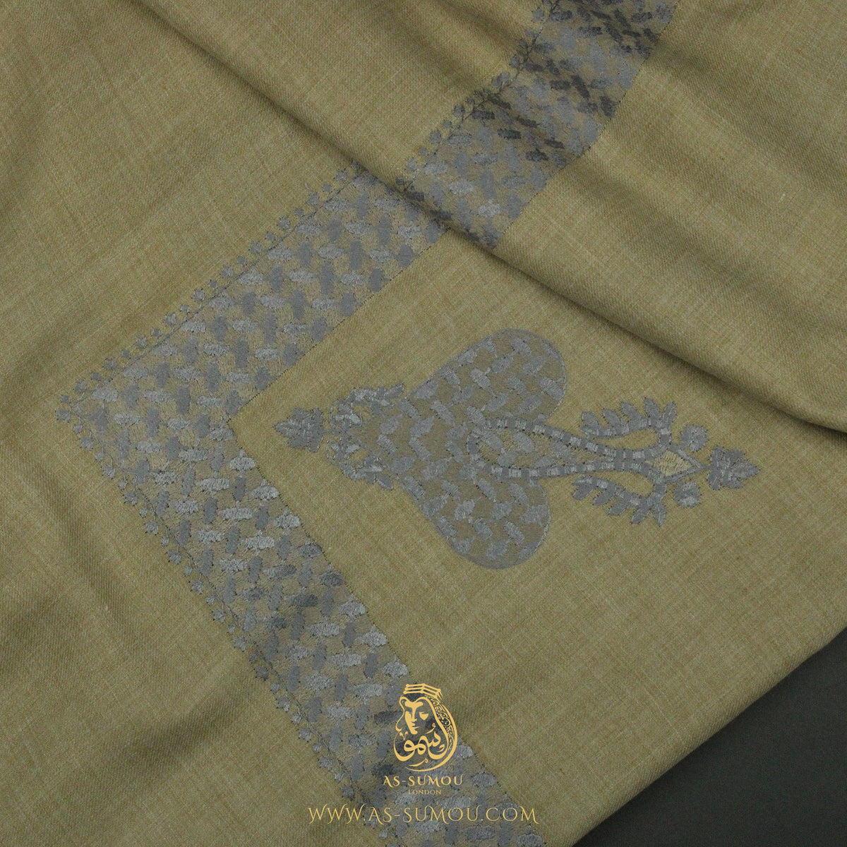 PREMIUM BROWN KEFFIYEH INSPIRED SHEMAGH SCARF VW33